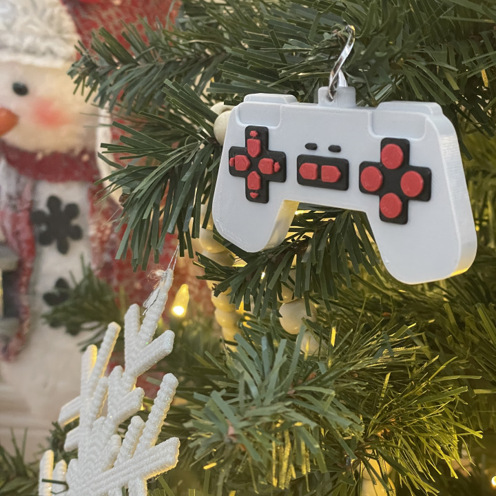 Video Game Controller Christmas tree ornament