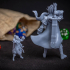 The Hero, Fire Quest Miniature - Pre-Supported print image