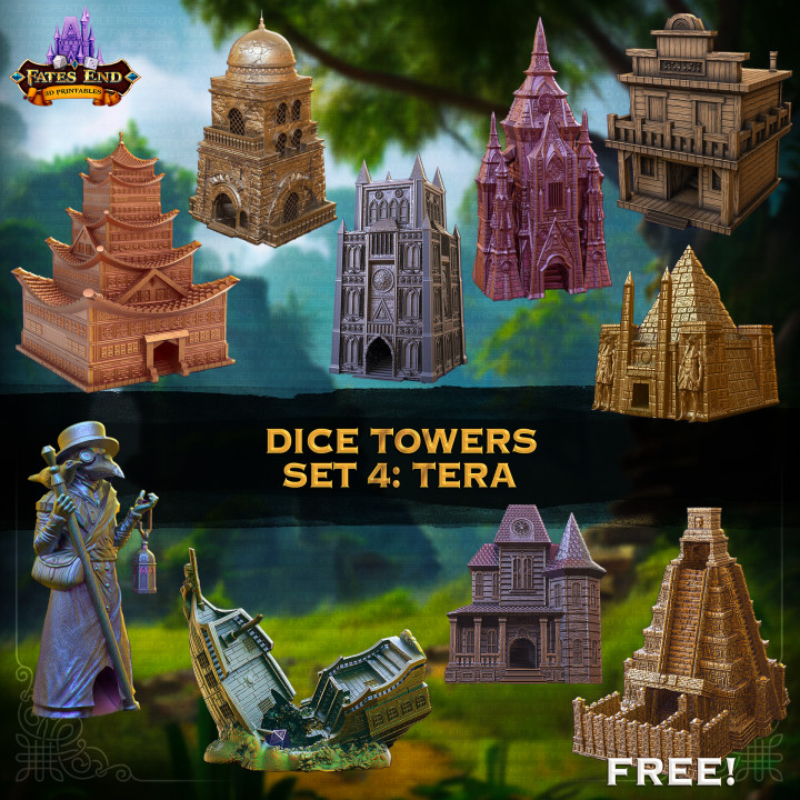 Set 4: Tera Dice Towers