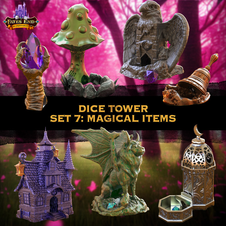 Set 7: Magic Items Dice Towers image