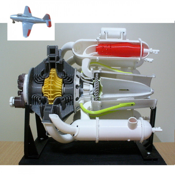 Turbojet Engine, 2nd Flight, 1941, Sir Whittle image