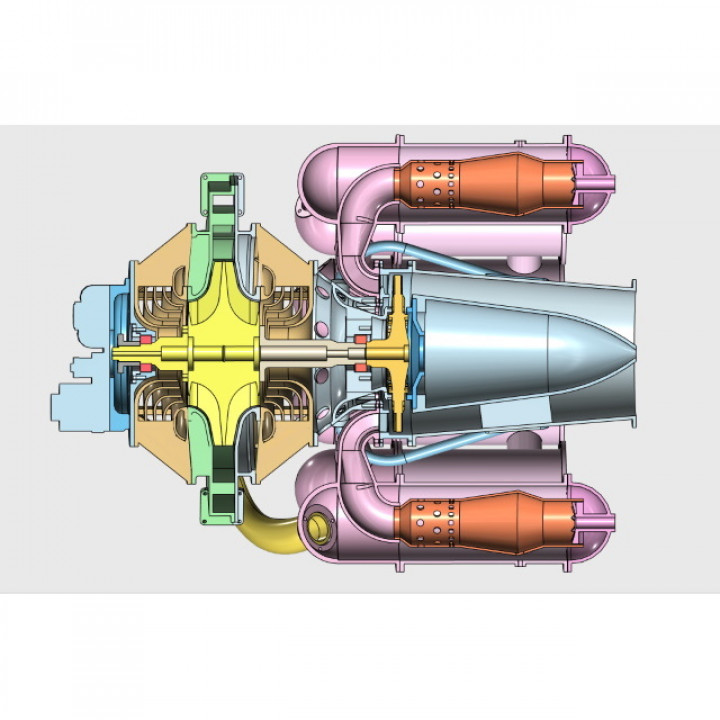 Turbojet Engine, 2nd Flight, 1941, Sir Whittle image