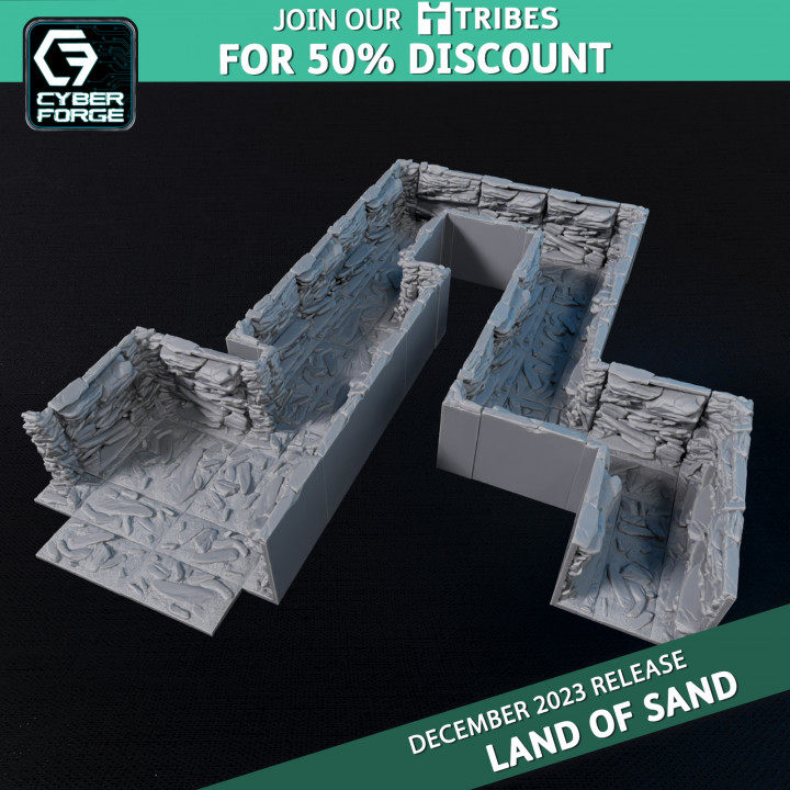Cyber Forge Return to Land of Sand Terrain image