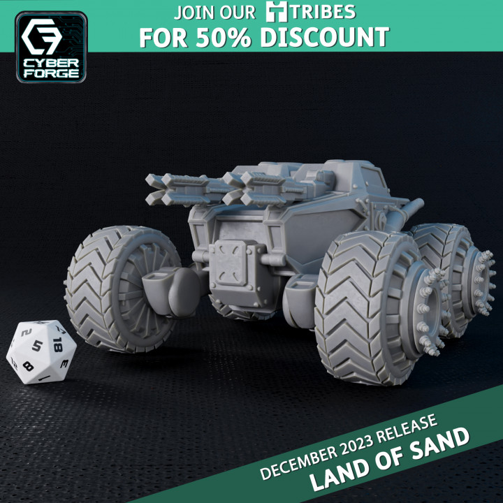 Cyber Forge Return to Land of Sand Ram Attack Quad image