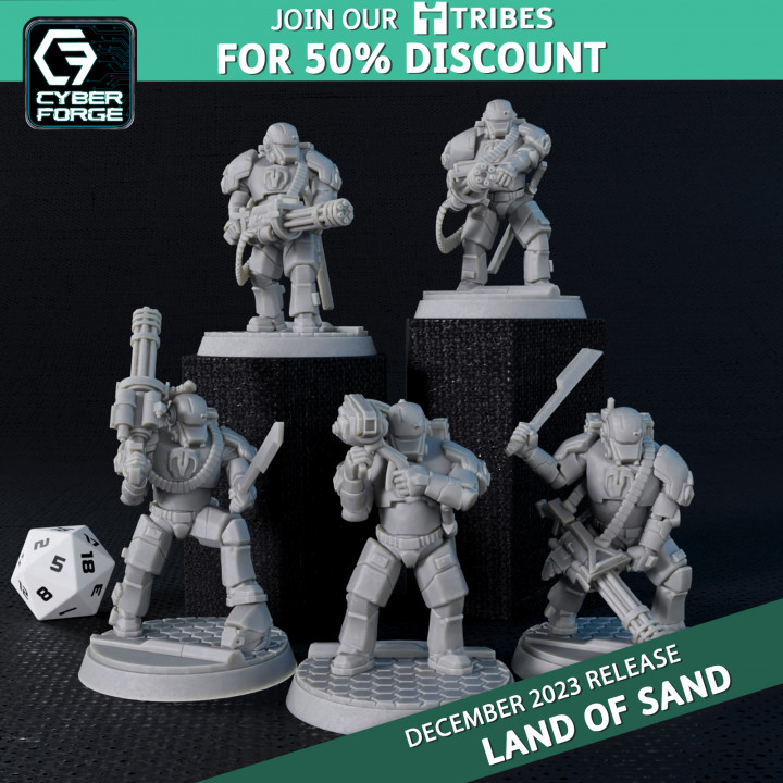 Cyber Forge Return to Land of Sand Ram Heavy Troopers image