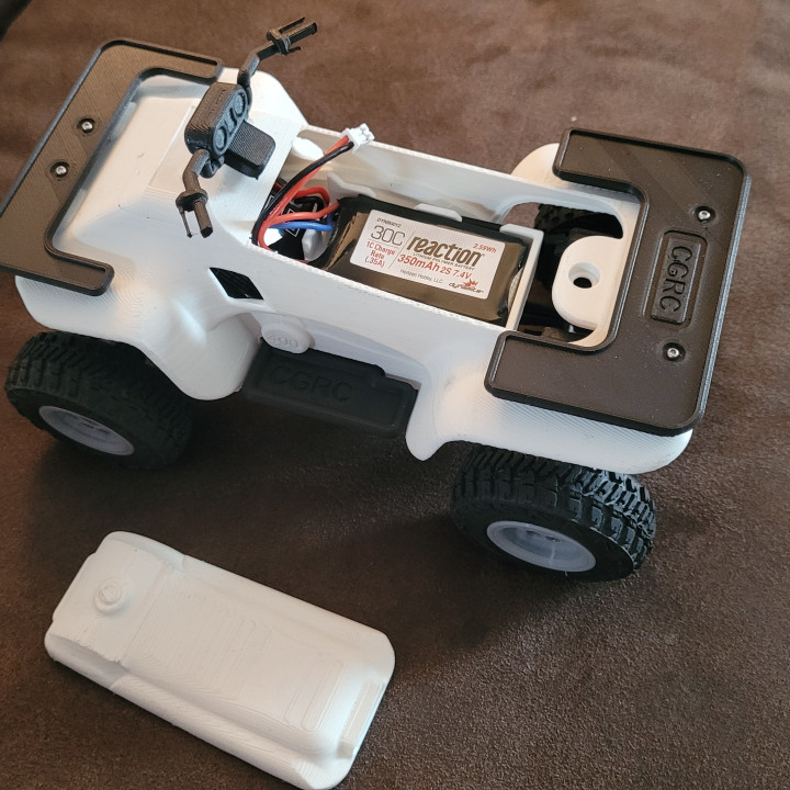 3D Printable CGRC 400 ATV Chassis and Body set for Axial