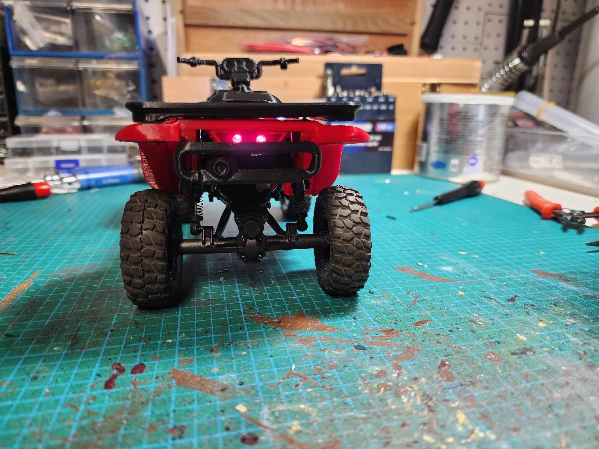 3D Printable CGRC 400 ATV Chassis and Body set for Axial