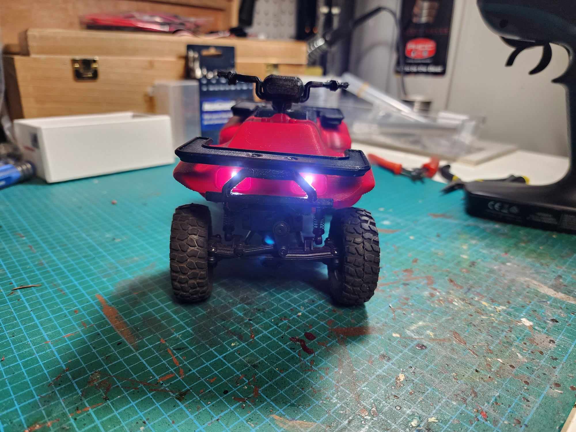 3D Printable CGRC 400 ATV Chassis and Body set for Axial