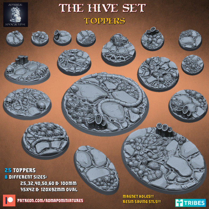 The Hive Base Toppers (pre-supported)