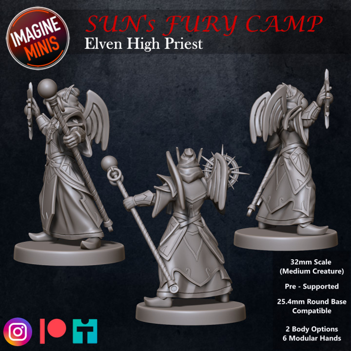 Sun's Fury Camp - Elven High Priest