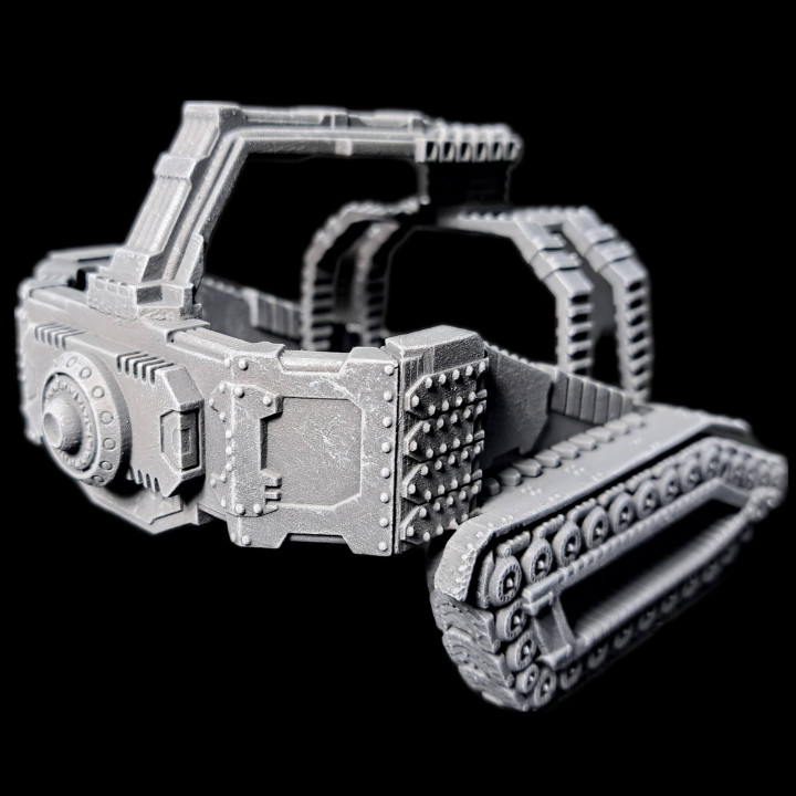 Armored Cargo Crates and Hauler Tabletop Terrain image