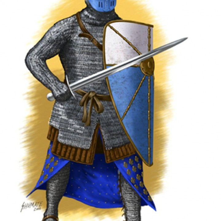 Free 12th century Footknight image