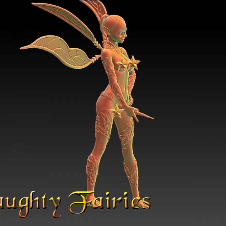 Naughty fairies - Molly - erotic miniature 75 mm scale