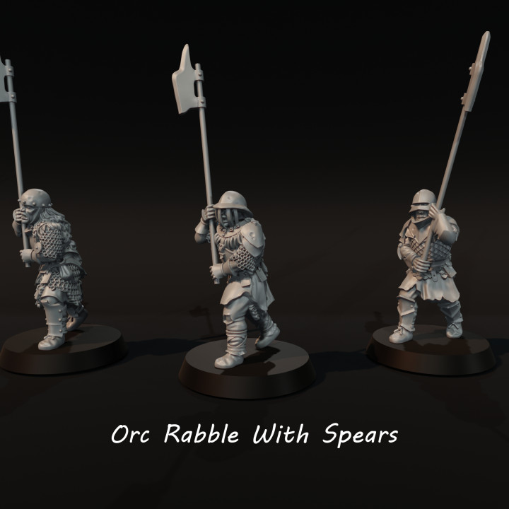 Orc Rabble With Spears image
