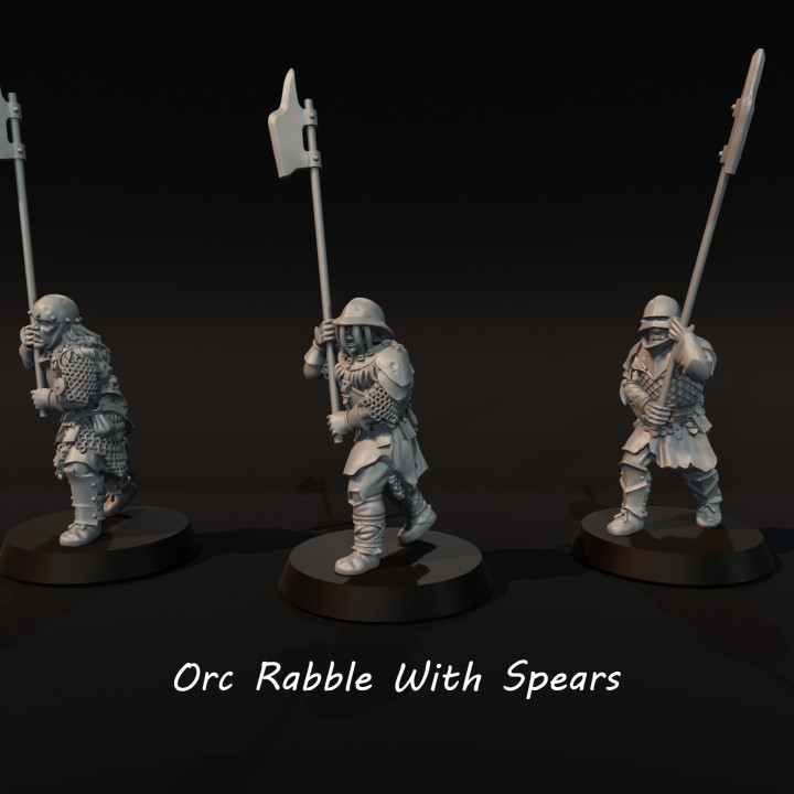 Orc Rabble With Spears