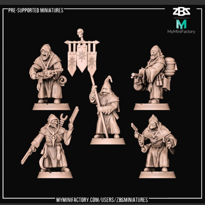 Cultist Rabble. Cult Zealots - Special Weapons + Command