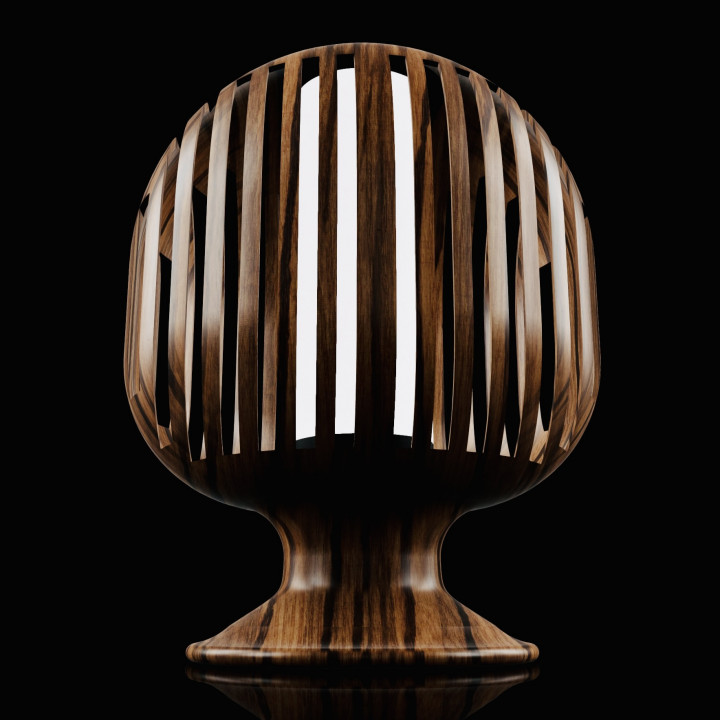 WOODEN DOME LAMP image