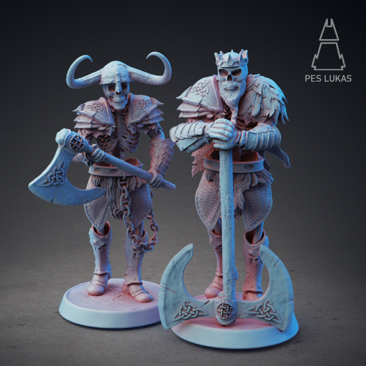 Frost Giant Skeletons - King and Knight