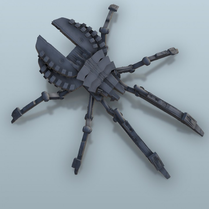 Robot Spider - Future Sci-Fi SF Post apocalyptic Tabletop Scifi image