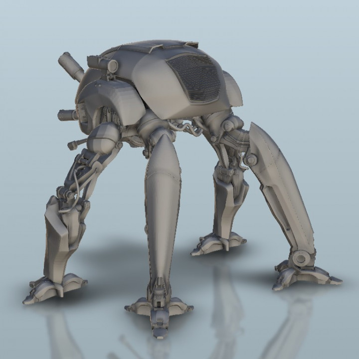 Robot Bot 4000 - Future Sci-Fi SF Post apocalyptic Tabletop Scifi image