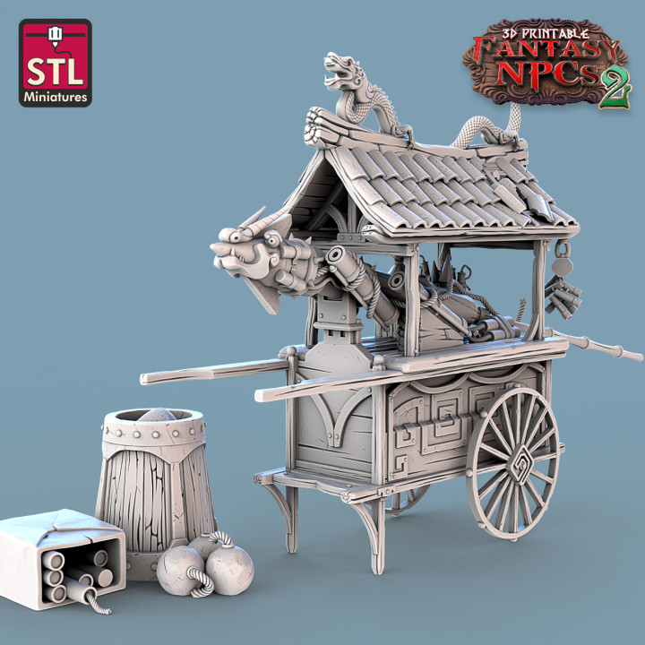 Fantasy NPCs 2 - Gunpowder Vendors Set