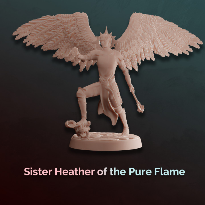 Sister Heather of the Pure Flame - Aasimar Cleric image