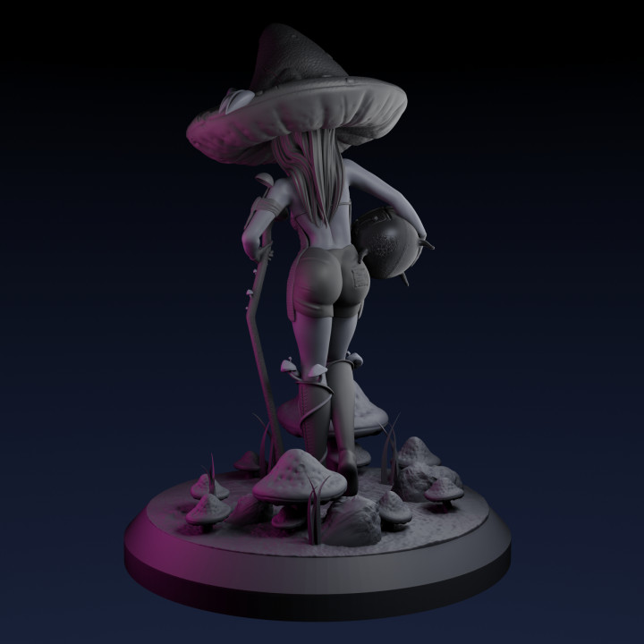 Mushroom Soup Witch - presupported - qbarkz image