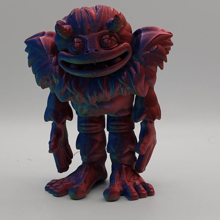 3D Print of Limited Bonus: Christmas Yeti and Baby Yeti by stephenmills1