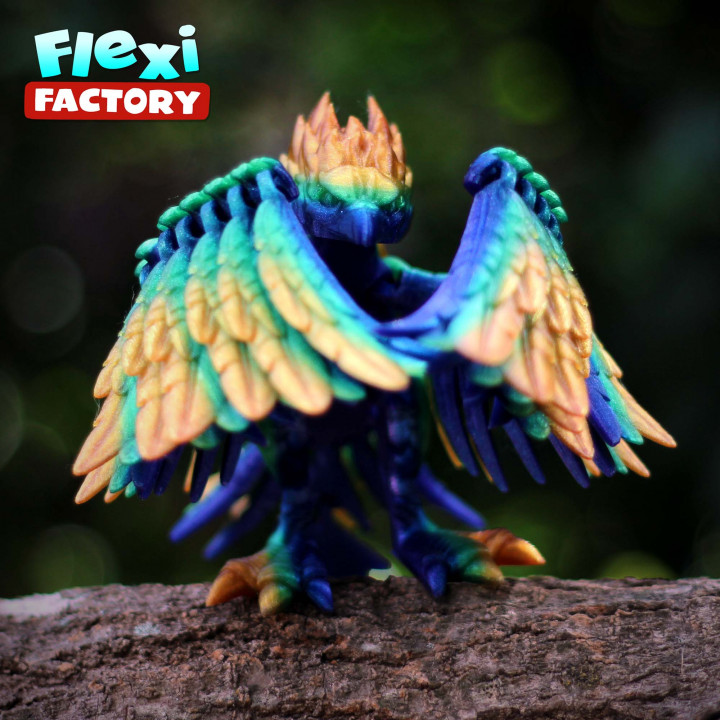 Public Release: Flexi Factory Print-in-place Phoenix image