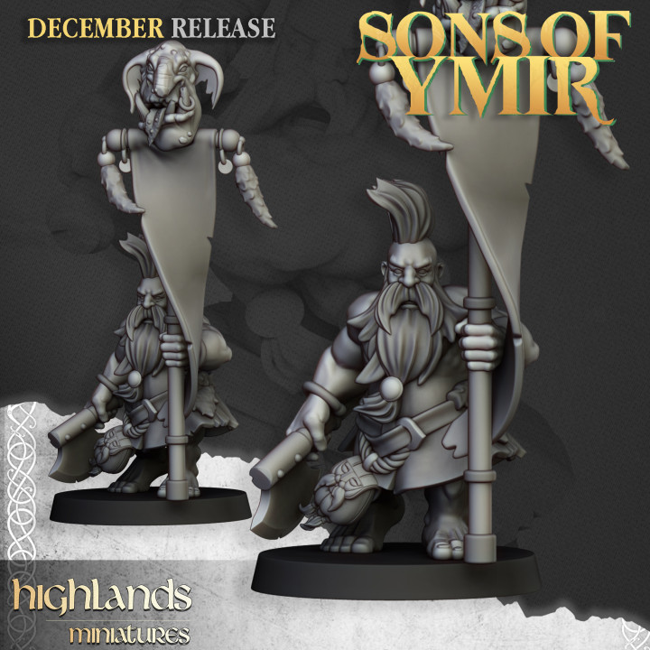 3D Printable Dwarf Deathseekers - Highlands Miniatures by Highlands ...