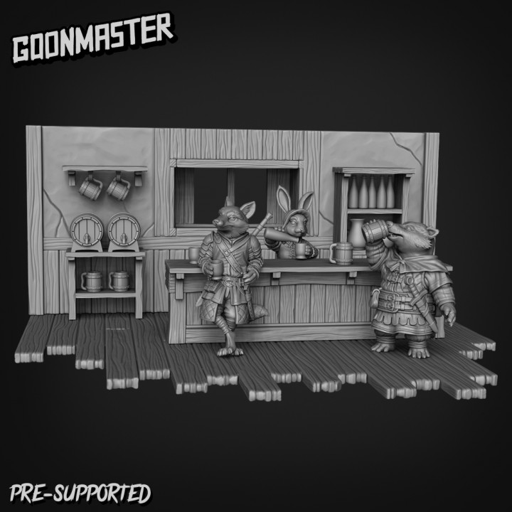 Diorama 2 - Hopscotch's Tavern - Tavern and Diorama set