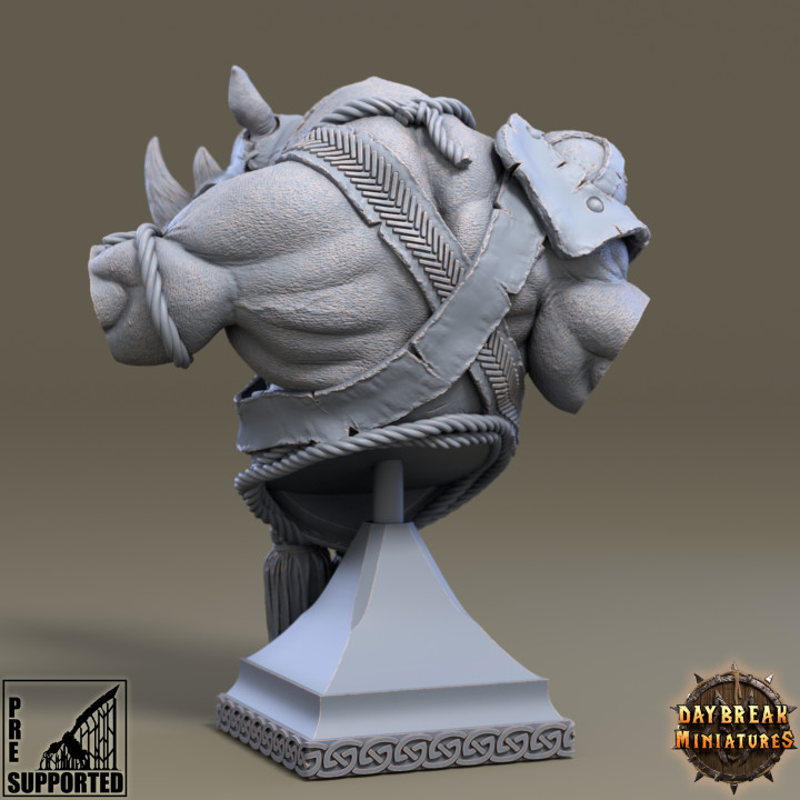 3D Printable Metrocles Red Gazer BUST by Daybreak Miniatures