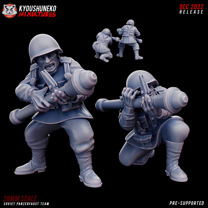 Soviet Panzerfaust Team ww2 image