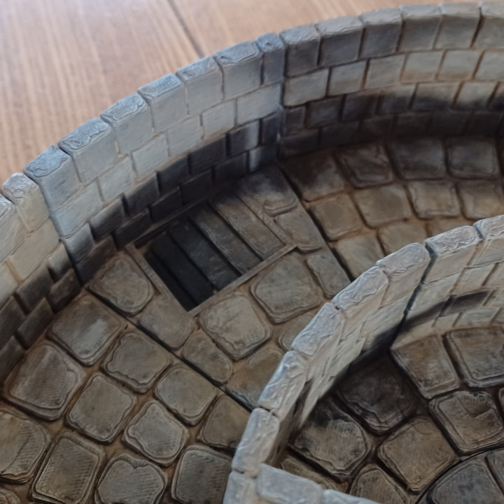 WDhex Revolving Labyrinth - stairs for basic stone set image