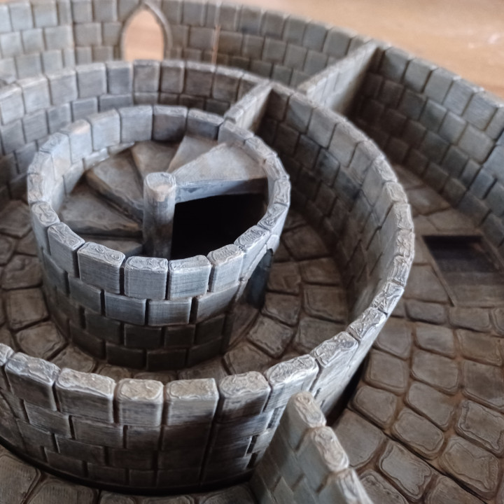 WDhex Revolving Labyrinth - stairs for basic stone set image