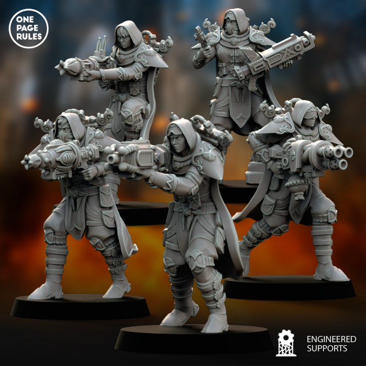 3D Printable Sisters Vanguards by One Page Rules