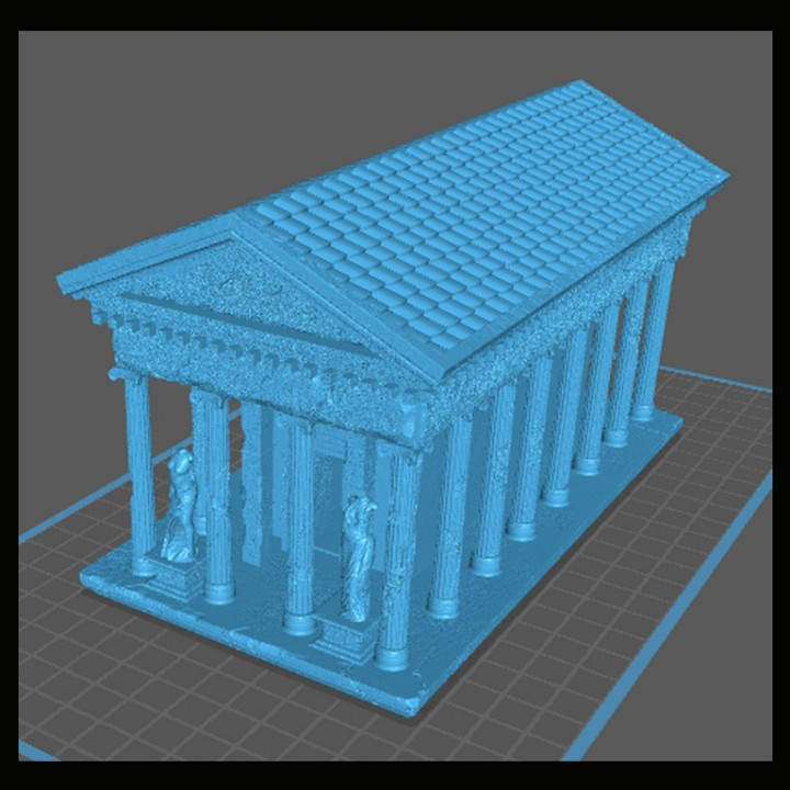 Greek temple 1 - Ancient Classic Old Archaic Historical 28mm 20mm 15mm image