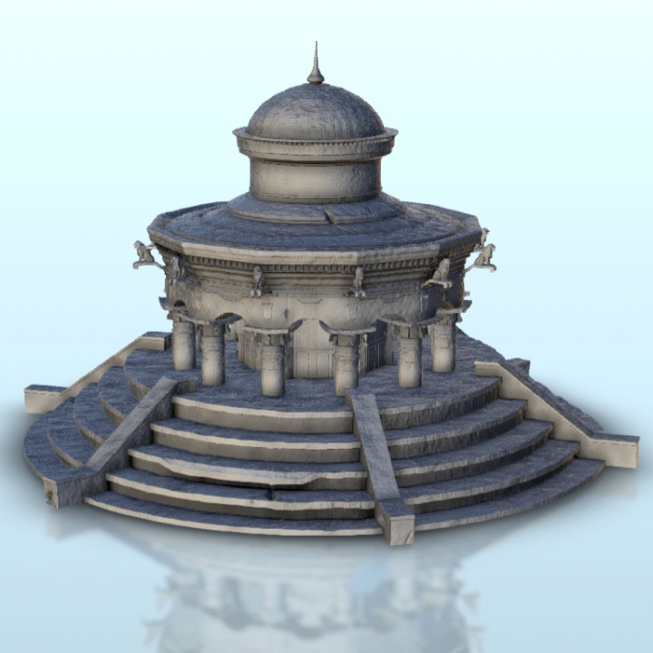 Rounded mausoleum 12 - Ancient Classic Old Archaic Historical 28mm 20mm 15mm image