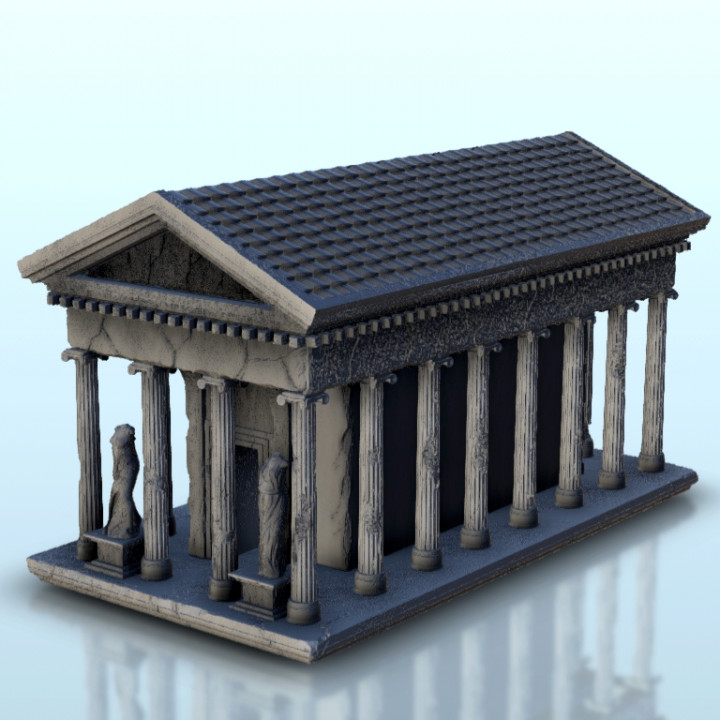 Antic temple 23 - Ancient Classic Old Archaic Historical 28mm 20mm 15mm