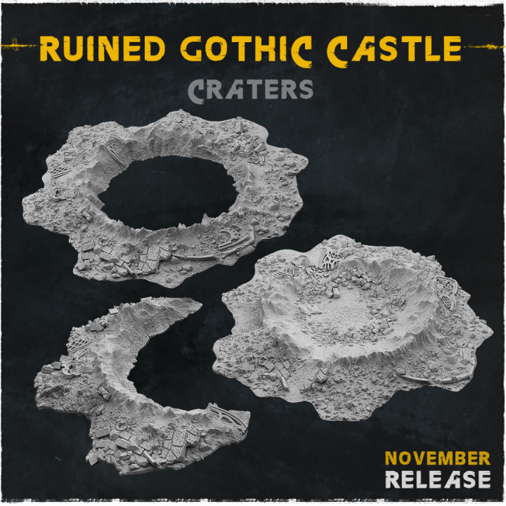 Ruined Gothic Castle - Craters