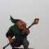 Toad Ogre Monk - Tajima, Desert Hikiga Monk (Pre-supported) print image