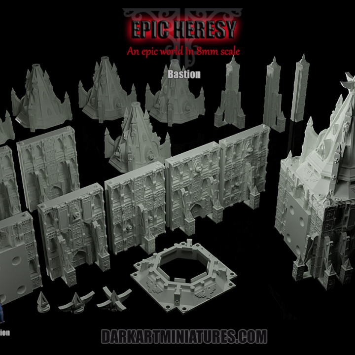 Epic Heresy: Imperial Bastion set + Upgrade set image