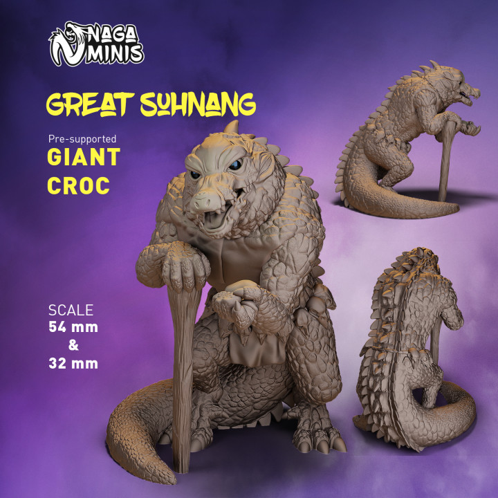 (Pre-supported) Giant Crocodile - The Great Suh Nang (Reworked 2022)