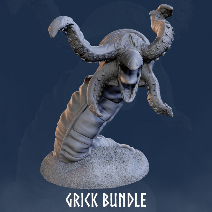 Grick Bundle - Grick - Baby Grick - Grick Monster - Monster Grick - Monster - Monsters - Worm - Worm Monster - Worms image