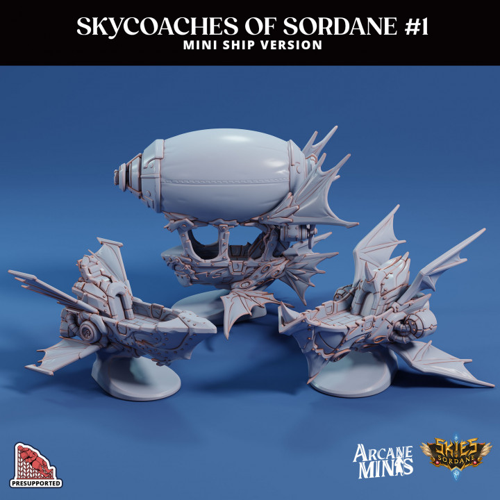 Skycoaches of Sordane #1 - Mini-Ships image