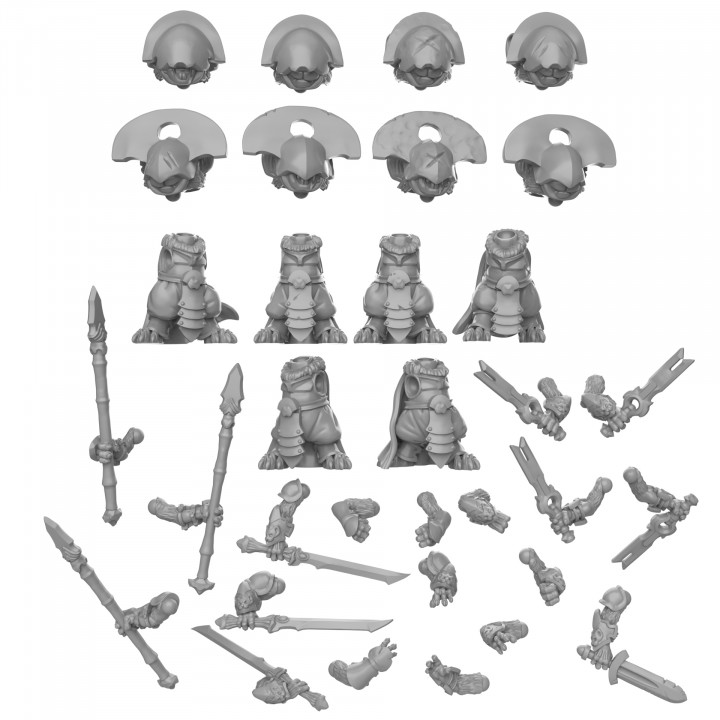 Mousle Black Executioners Multipart Kit (pre Supported) (S) image