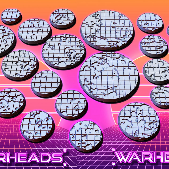 Bases: Destroyed Checkerboard (all sizes Bases x 24) image