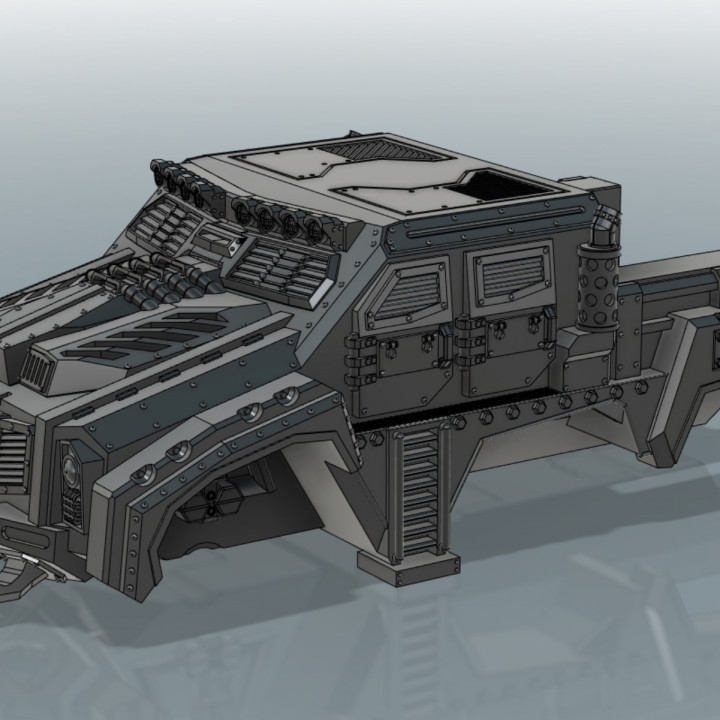 3D Printable Vargr-Pattern Infantry Mobility Vehicle by Maelstrom ...