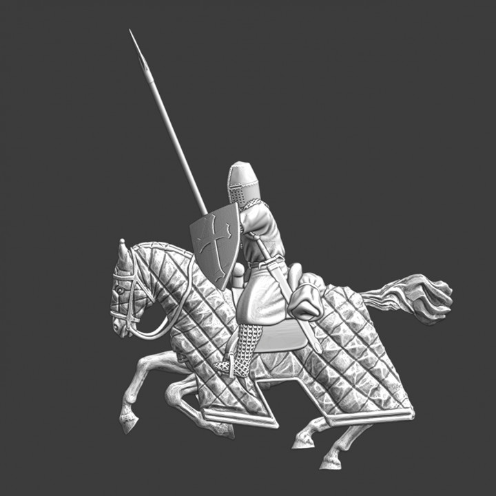 Medieval Danish crusader - Battle Lake Peipus 1242 image