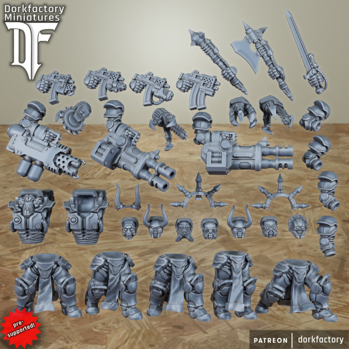 3D Printable Armored Void Commandos | chaos in terminator movies by ...